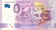 FRANCE 2022 - 20 ANS DE L'EURO